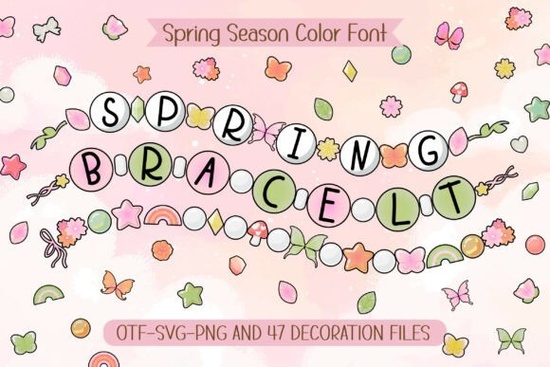 Spring Bracelet Font